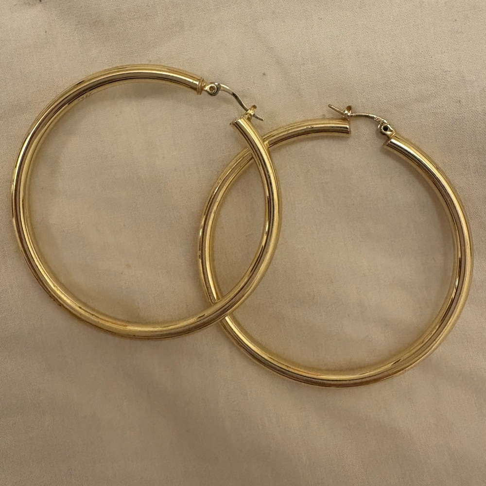 Elegant Gold Hoop Earrings